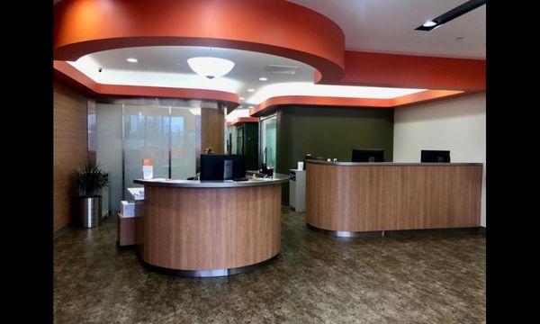 Hartford HealthCare-GoHealth Urgent Care Enfield, CT Location Front Desk And Sign In Area