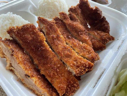 Chicken Katsu has a nice crunchy-ness to it