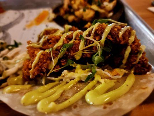 Hot Fried Chicken Taco