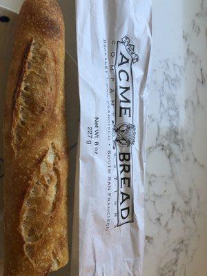 Acme baguette - crunchy tasty perfection!