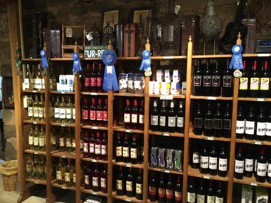 Big selection! (Fruit wines and drier varieties - more my style).