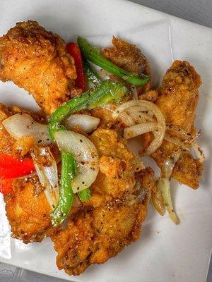 Fried chicken wing appetizer