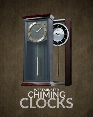 See our collection of Westminster Chiming Clocks.