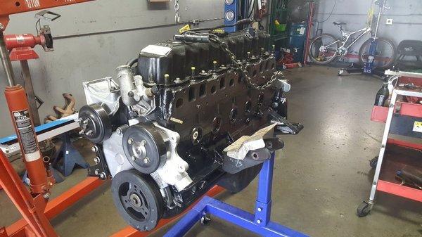 Installing rebuild engine in jeep Cherokee.