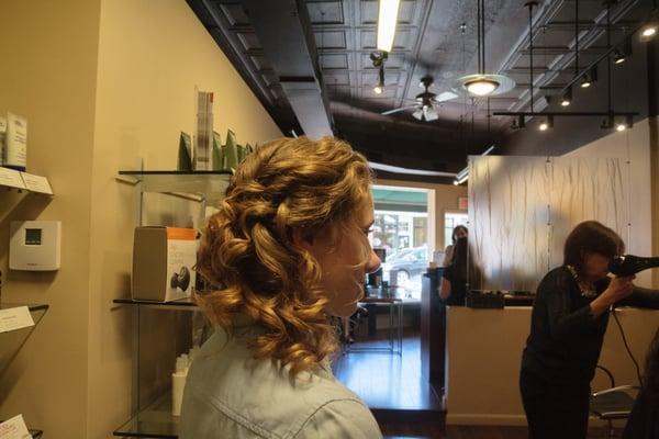 Bridal hair