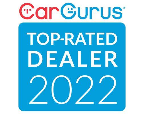 2022 Top Rated Car Gurus Dealer Award!