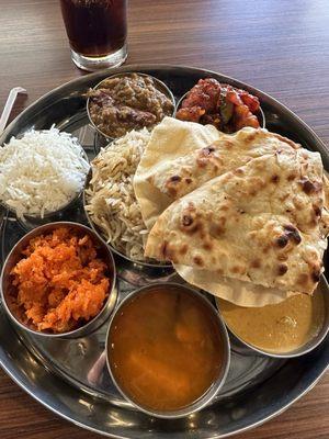 Veg Thali - Tuesday