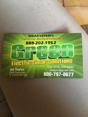 Green Electric Solar Solutions