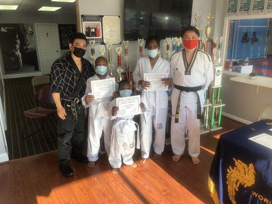 This was our white belt ceremony