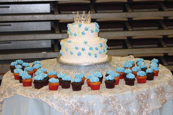 Quinceañera cake