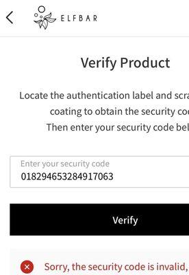 After scanning QR, site says its a fake.