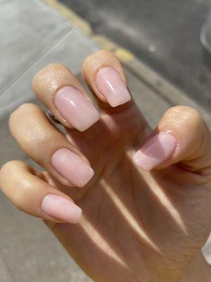 Simple nails natural look