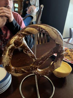 Giant pretzel