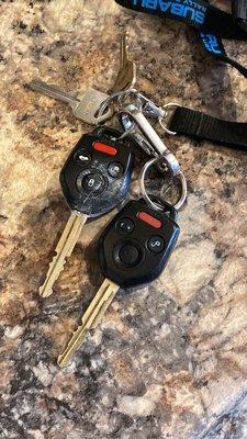 New key fob and my backup key!