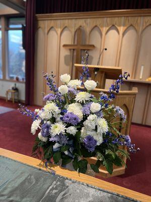 Amazing arrangement for our mothers memorial service