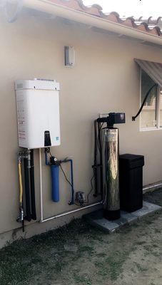 Tankless water heaters only produce hot water when you need it, so they save energy and money all the time