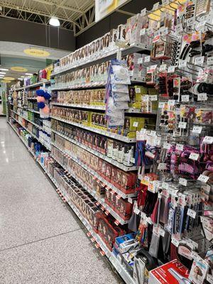 Hair products aisle