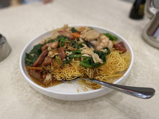 House Combination Pan fried Noodle