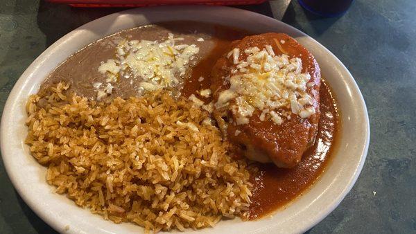 Chili Relleno Plate.