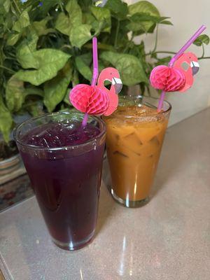 Thai Tea and Lemon Butterfly Flower Tea