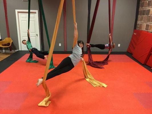 Our Kids Aerial Silks Class