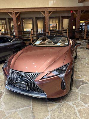 Lc500 in showroom