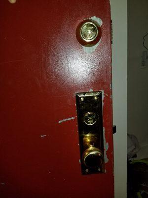 New deadbolt, mortise mechanism and Mul-t-lock cylinder