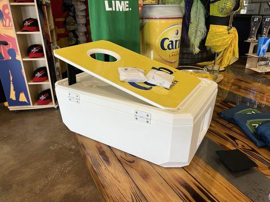 Cornhole cooler