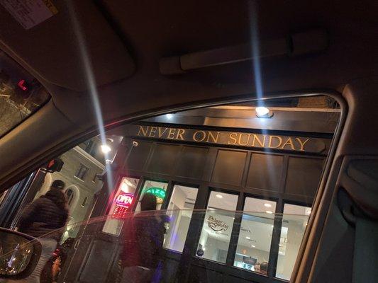 Never on Sunday