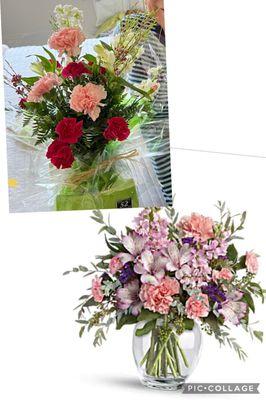 Bottom right...Flowers ordered!  Too pic, flowers received!!!