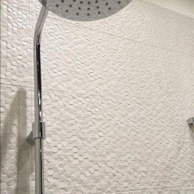 Geo Stone Esagonetta Bianco Porcelain Tile