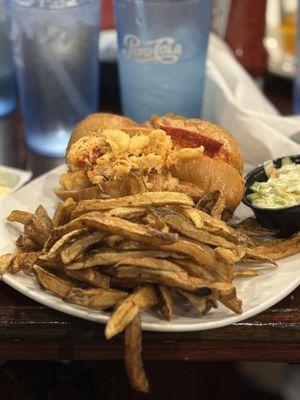 The Famous Hot Lobster Roll Sandwich