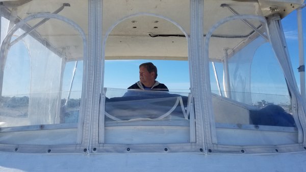 Captain Mike Bolduc. Hes been fishing on the Annie B since his father Captain Bob Bolduc built it in 1978!