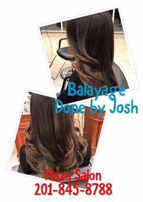 Balayage/haircut/style  done by Josh.