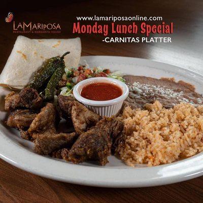 Carnitas platter