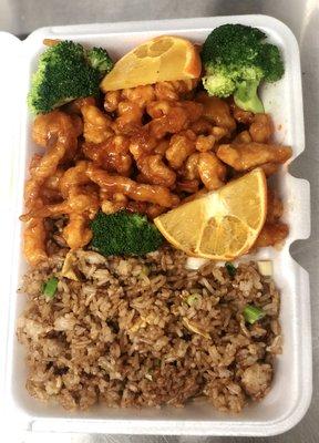 Orange Chicken Lunch Plate! for only $6.99