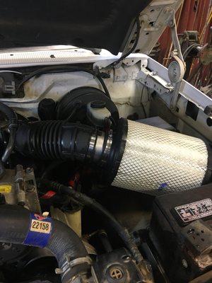 Ford 7.3L air intake upgrade