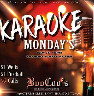 Karaoke mondays