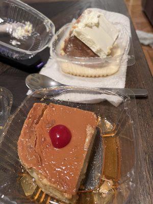 Flan and Tres Leches