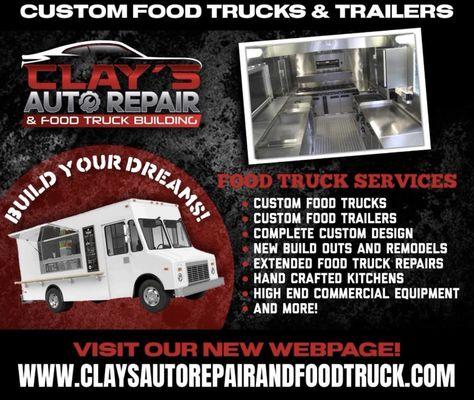 Clay's Auto Repair & Food Truck Building