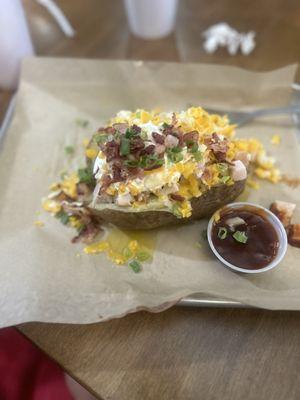 Loaded Turkey Baked Potato