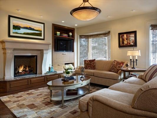 interior design by Nancy Sanford, Inc.  Denver and Vail, Colorado