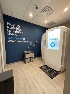 Our Whole Body Cryotherapy (a 2-3 minute session) may help optimize sleep and defy signs of aging while boosting overall energy.