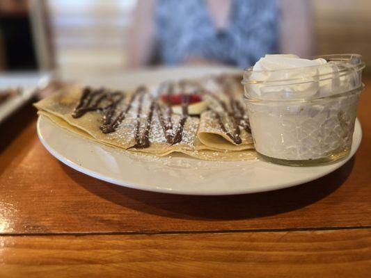 Banana Split Crepe