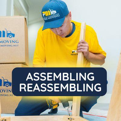 Assembling and reassembling furniture