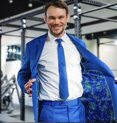 Custom suit for UFC champ Forrest Griffin