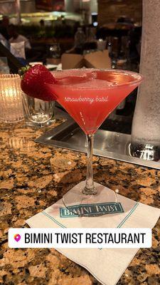 Strawberry Basil Martini