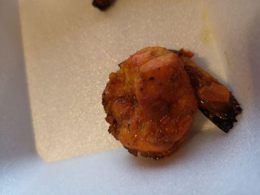 Grill of India, rancid shrimp