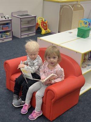 We love reading at school!