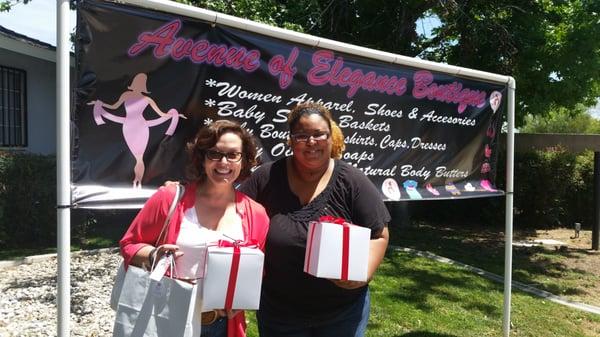 Marlene Forte (actress) stopping by to pic up some mother's day gifts, and fill up on products for her family. Thanks Marlene!